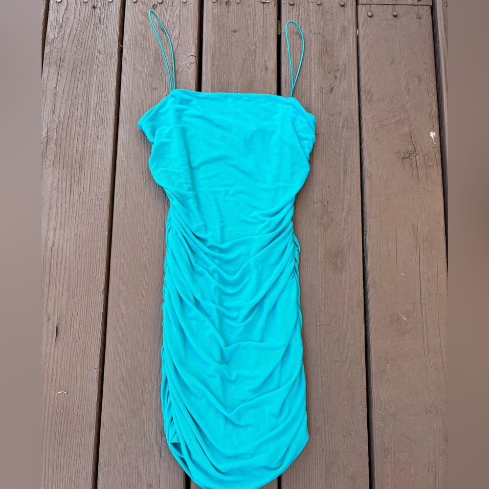 Princess Polly Teal Mini Dress